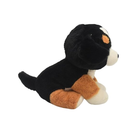 Ty Beanie Babies Roscoe Plush Dog Black Brown Stuffed Animal Toy - Picture 2 of 5
